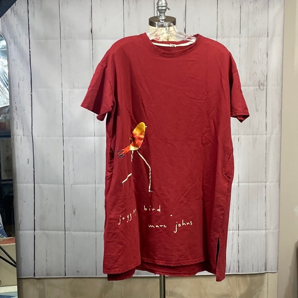 359. oversized cotton long T-shirt/ mini dress - Picture 1 of 8